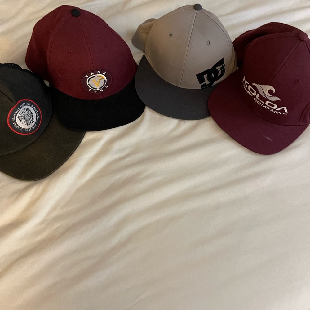 Hat Bundle (Vans, Koloa, DC, Indian Summer)